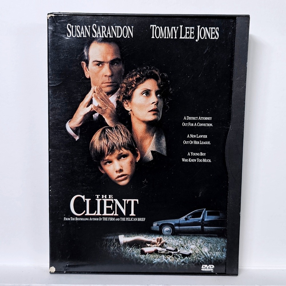 The Client DVD Susan Sarandon Tommy Lee Jones Widescreen Snap Case Thriller 1994